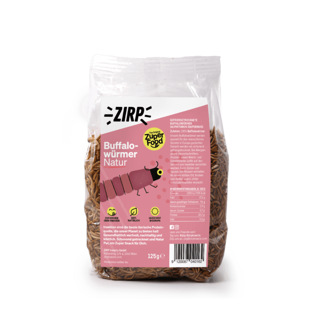 Buffalowürmer Natur 125 g
