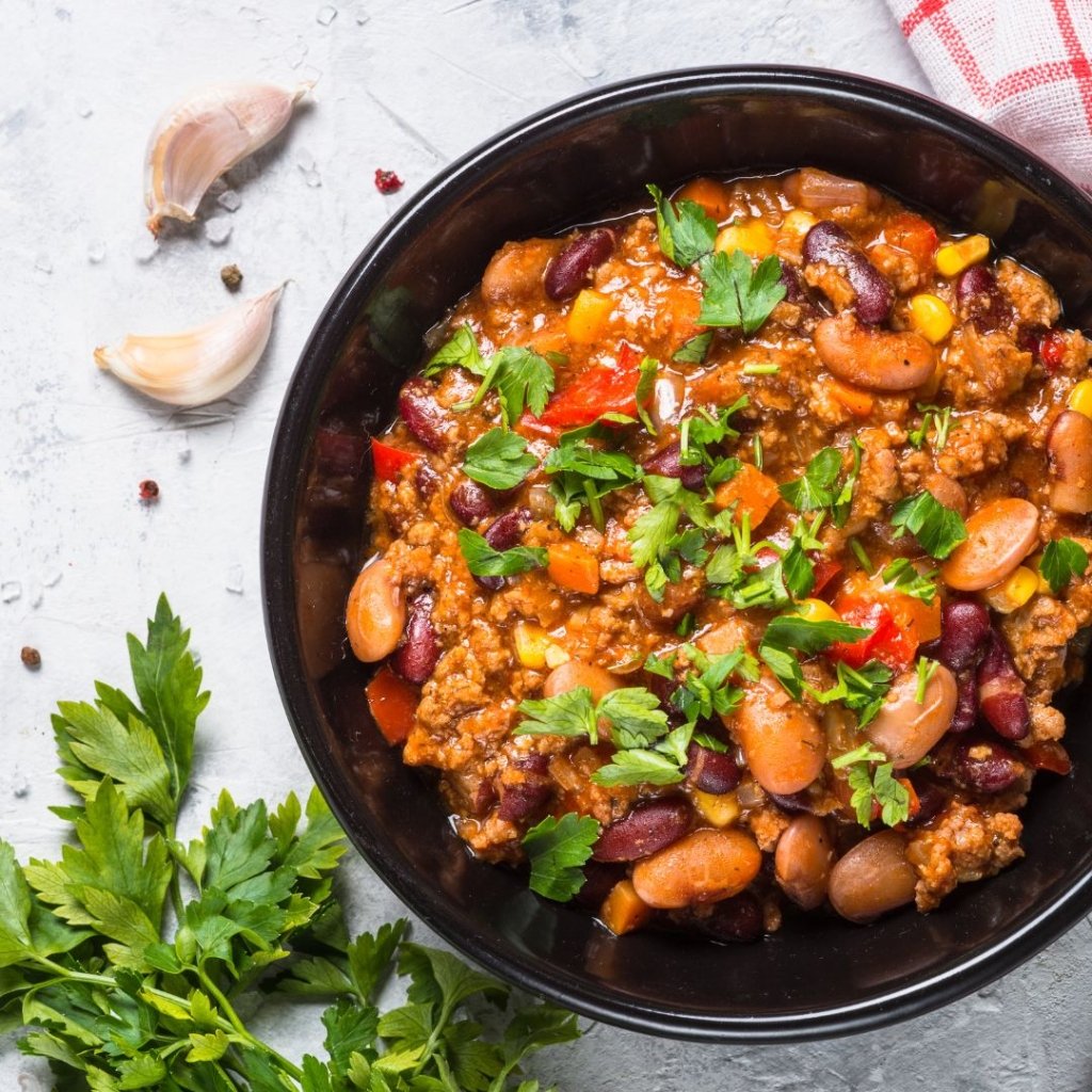 Chilli mit essbaren Insekten