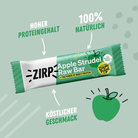 Proteinriegel Apple Strudel