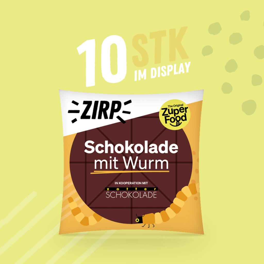 Insektenschokolade von Zotter